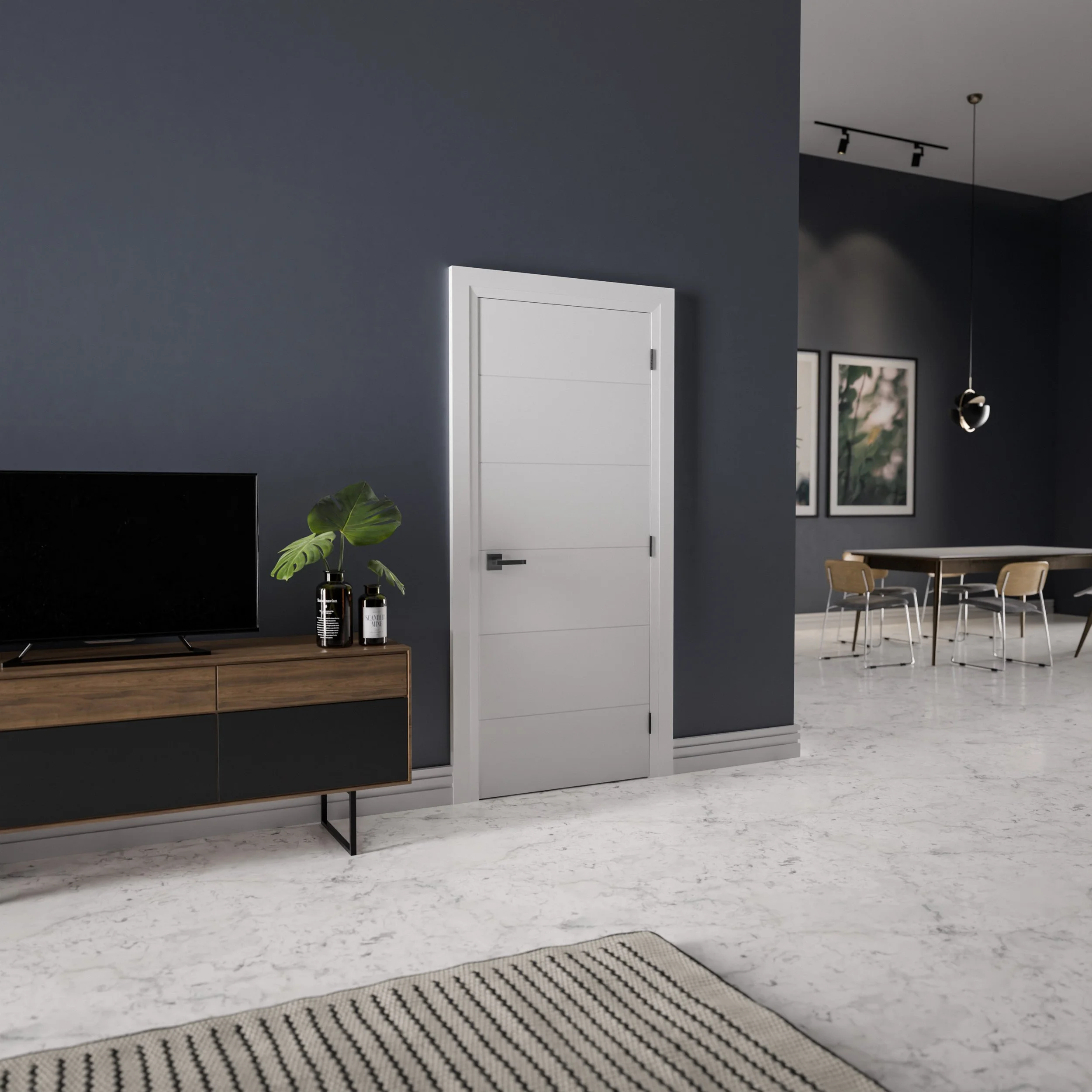 Masonite West End Collection: Melrose 6 Panel Horizontal — Macomb